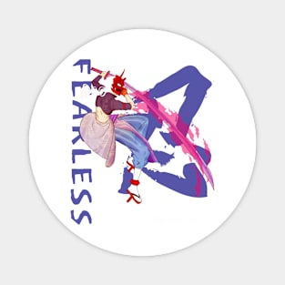 Fearless Demon Girl Magnet